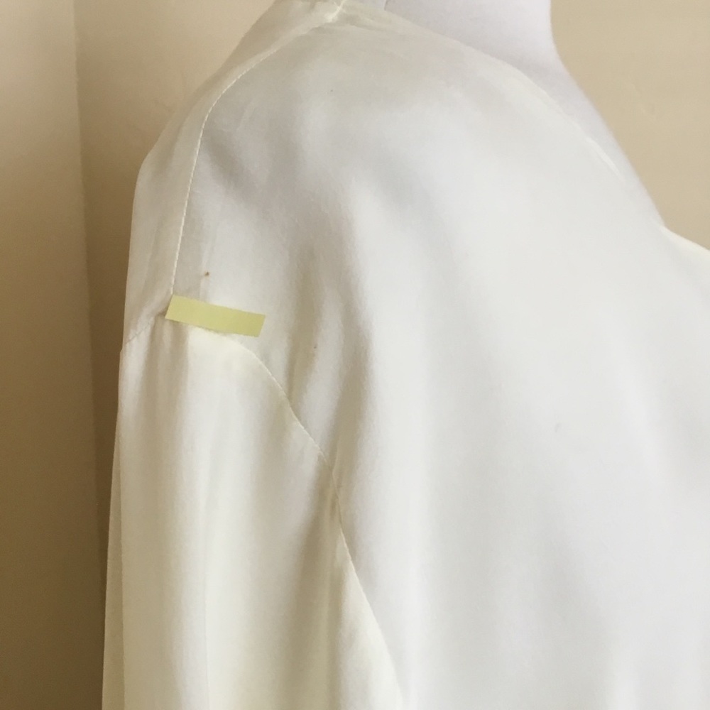 NWT Melinda Phillips Women’s Dress Tunic Cream Black Size L - Picture 4 of 7